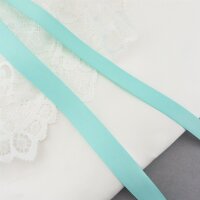 Satinband 13/19mm, Farbe Aqua, Meterware