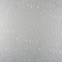 Feintüll mit glitzernden 3D Punkten, Farbe Ivory-Silber