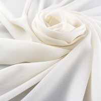 Chiffon - schwere Qualität, No.2, Farbe Ivory dunkler