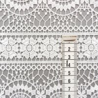 Spitze mit filigranen Details, Farbe Ivory hell