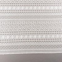 Spitze mit Muster in Bahnen, Farbe Ivory
