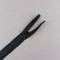 Reißverschluss nahtverdeckt, 45cm, Schwarz
