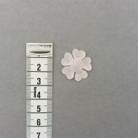 Kleine Stoff-Blumen 3-in-1, Ivory-Rosé