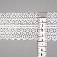 Elastische Spitze mit gleichmäßigem Muster, 5,5cm Breite