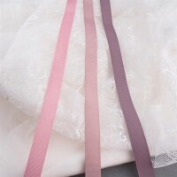 Ripsband mit glatter Kante, Farbe Vintage-Rosa, 1,6cm Breite