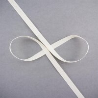 Ripsband mit glatter Kante, Ivory 0,9cm
