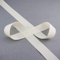 Ripsband mit glatter Kante, Ivory 2,5cm