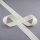 Ripsband mit glatter Kante, Ivory 2,5cm