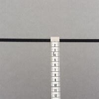 Ripsband in verschiedenen Breiten, Farbe Schwarz, 0,7cm