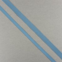 Ripsband in verschiedenen Breiten, Farbe Graublau