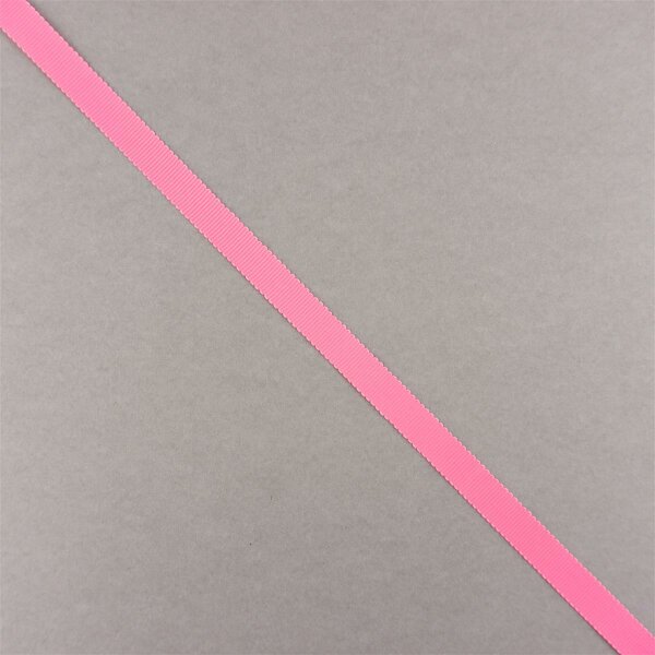 Ripsband in Farbe Pink, 1,3cm Breite