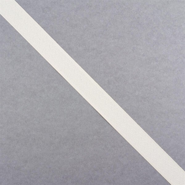 Strukturiertes Band  in Farbe Ivory, 1,6cm Breite