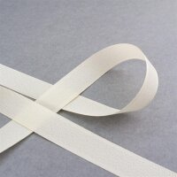 Strukturiertes Band  in Farbe Ivory, 1,6cm Breite