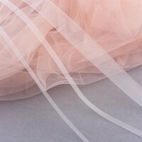 Zartes Organza-Band in Farbe Off-White, verschiedene Breiten