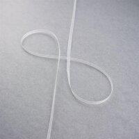 Zartes Organza-Band in  Farbe Off-White, 0,3cm Breite