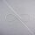 Zartes Organza-Band in  Farbe Off-White, 0,3cm Breite