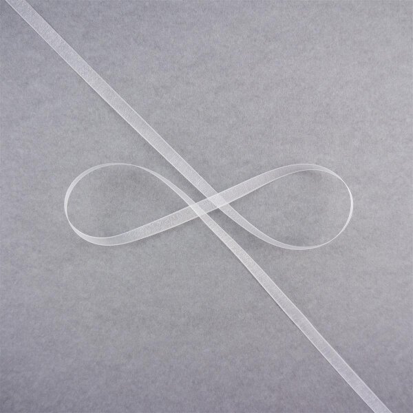 Zartes Organza-Band in  Farbe Off-White, 0,6cm Breite