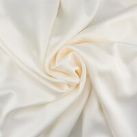 Fließender Satin mit edlem Schimmer, Farbe Ivory