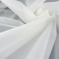 Stark glitzernder Stoff, Farbe Ivory-Ivory