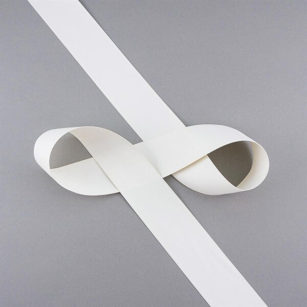 Satinband, 38mm Breite, Farbe Ivory, Meterware 38 mm