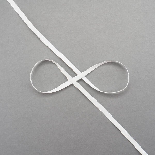 Satinband 6mm, Farbe Off-White, Meterware 6mm