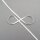 Satinband 6mm, Farbe Off-White, Meterware 6mm