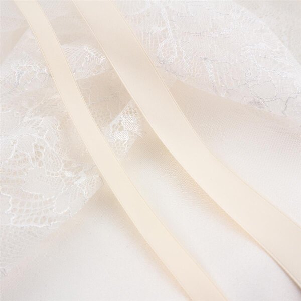 Satinband 9/16mm, Farbe Creme, Meterware